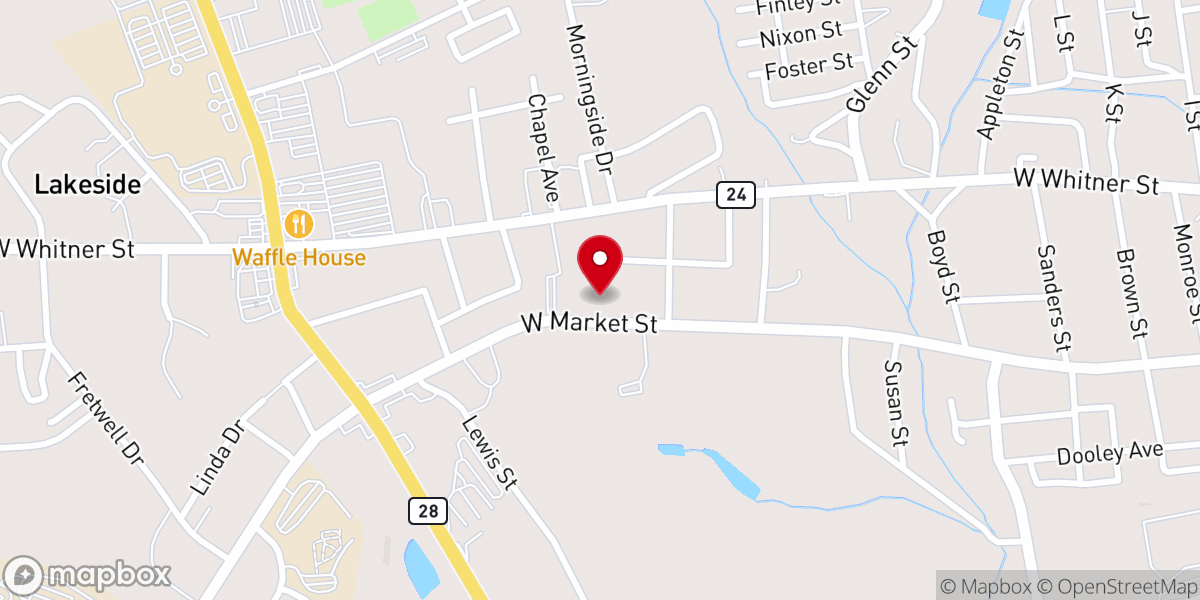 Map showing location of New Manna - Nuevo Mana