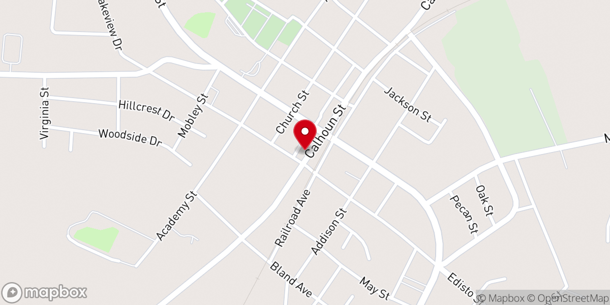 Map showing location of Riley's On Main