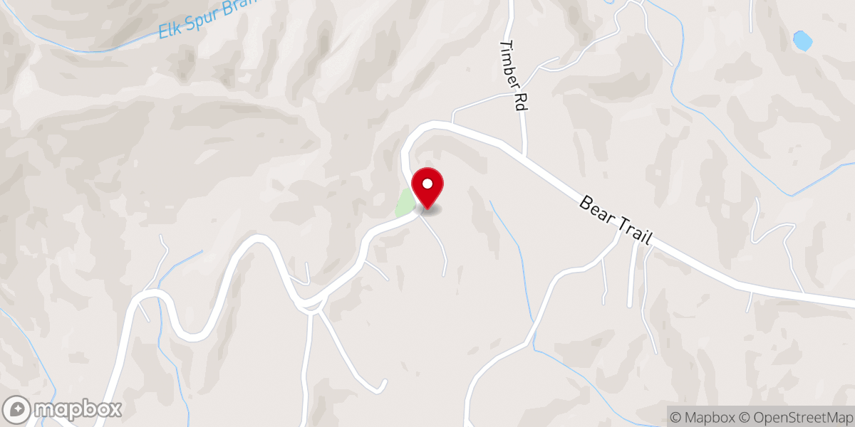 Map showing location of Crooked Oak Church