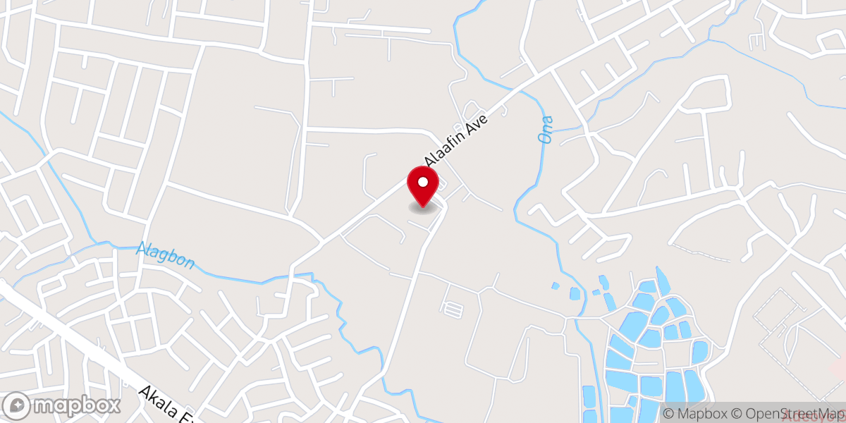 Map showing location of The Redeemed Christian Church Of God, Covenant Sanctuary, Region 21 Headquarters