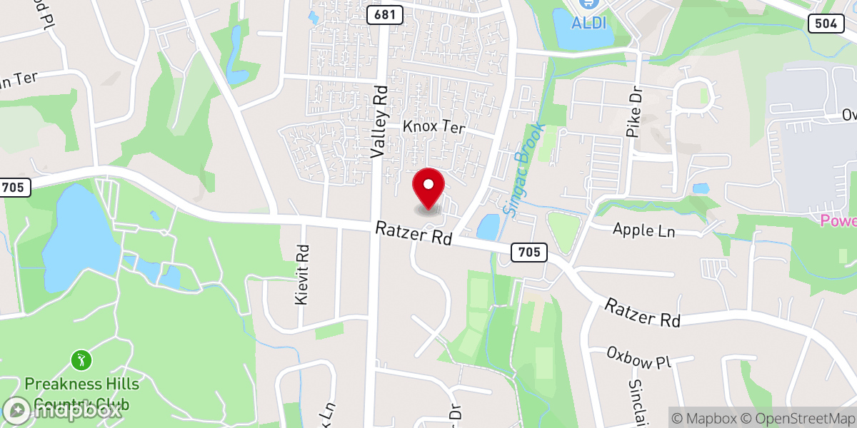 Map showing location of Iglesia Vida Amor Cristiano