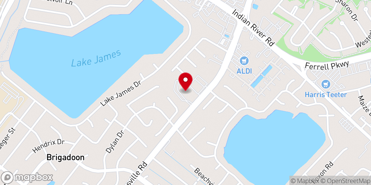 Map showing location of Catholic Church of Saint Mark