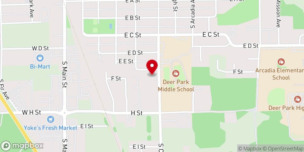 Map showing location of Grace Church of Deer Park