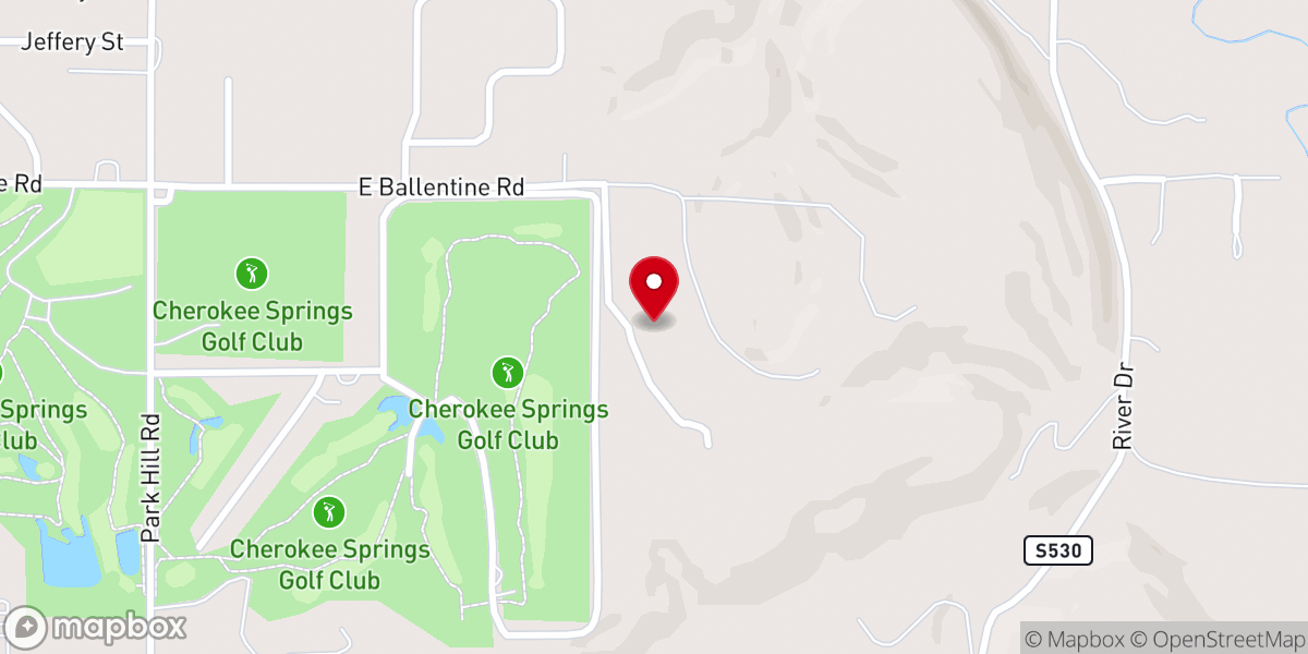 Map showing location of The Legacy at MK Ranch