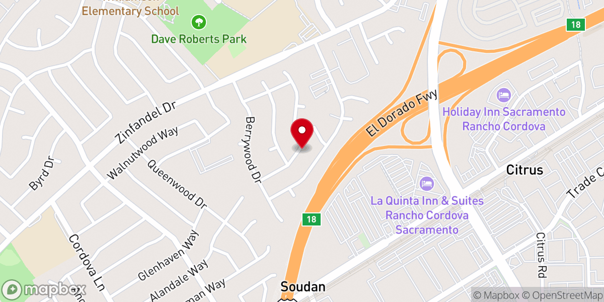 Map showing location of Speranta Romanian Baptist Church