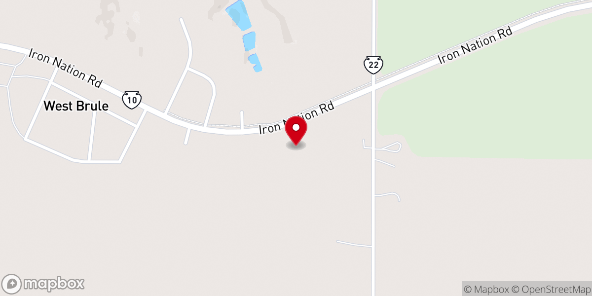Map showing location of Hill Top Baptist Church