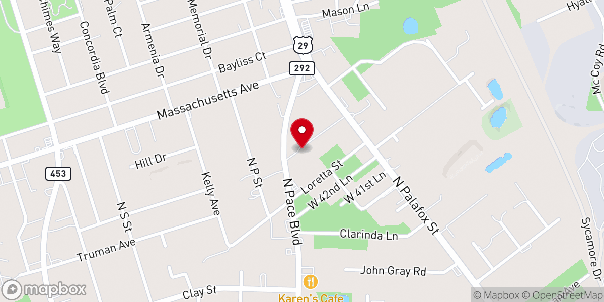 Map showing location of Spoken Word Church-Apostolic Faith