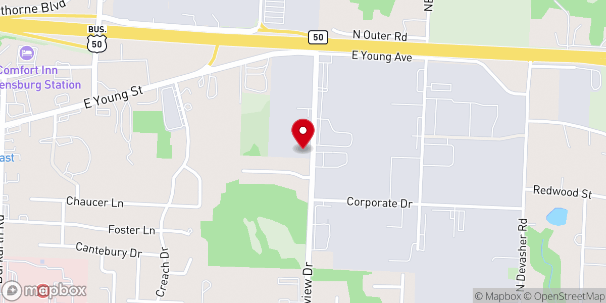 Map showing location of Mt Calvary Apostolic Church