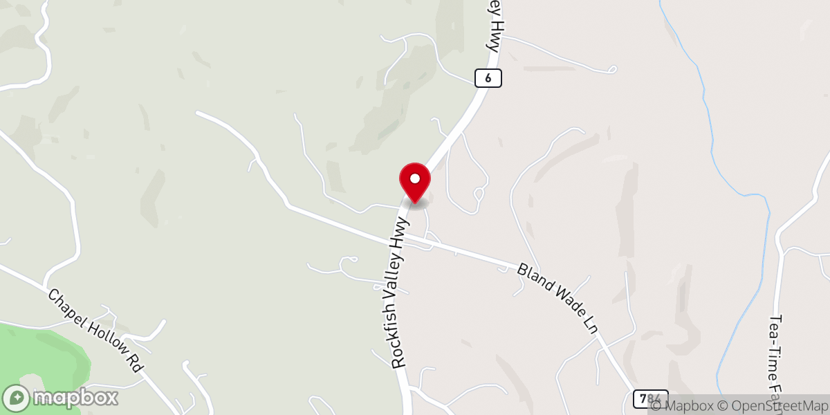 Map showing location of Fellowship Holiness Church