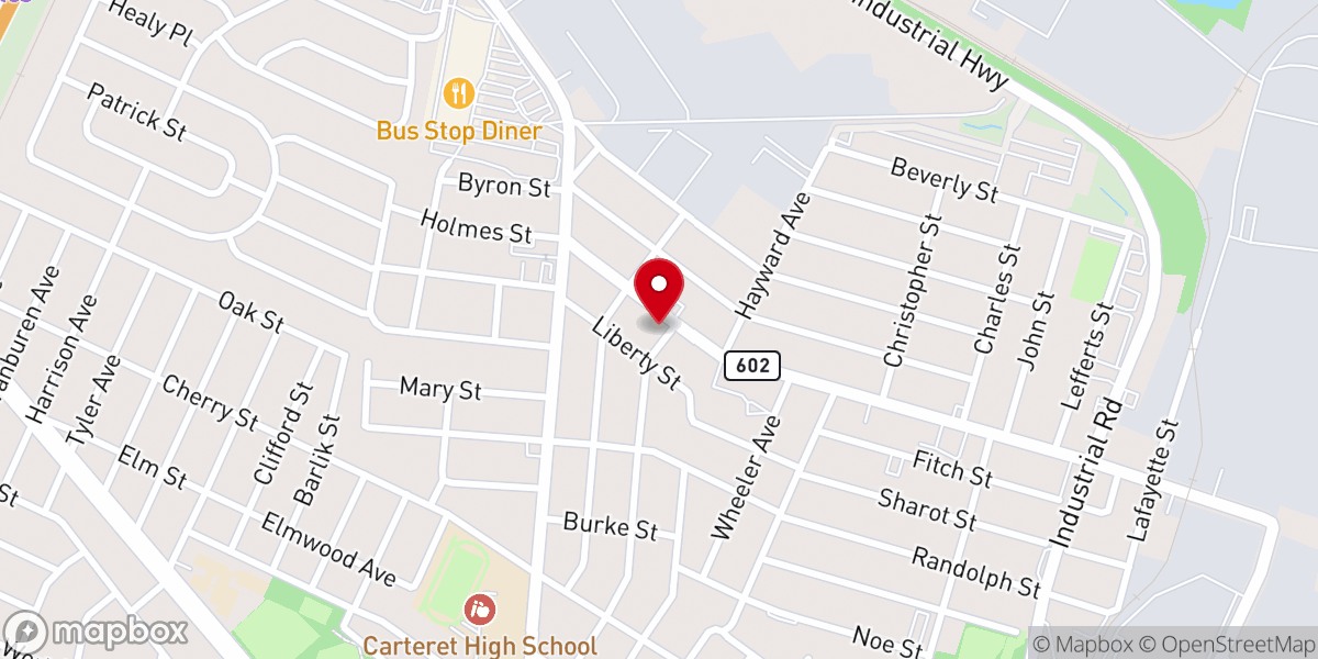 Map showing location of Saint Mary’s Ukrainian Catholic Church