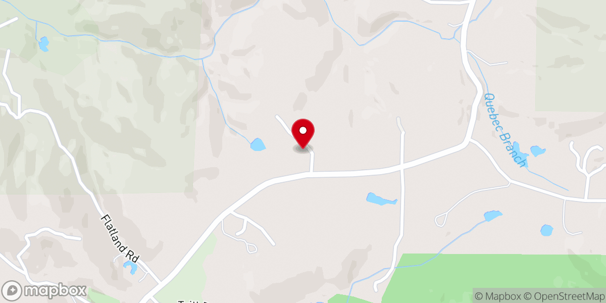 Map showing location of Harmony Church