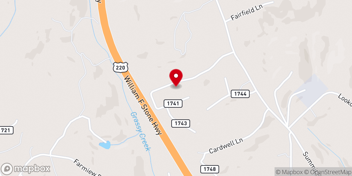 Map showing location of Fellowship Church of Our Lord Jesus Christ