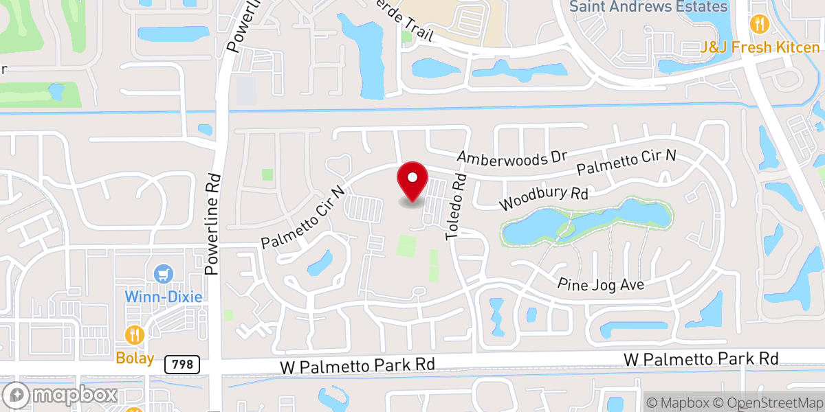 Map showing location of St Jude Catholic Church