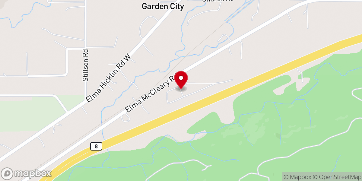 Map showing location of Forestview Senior 55 Community