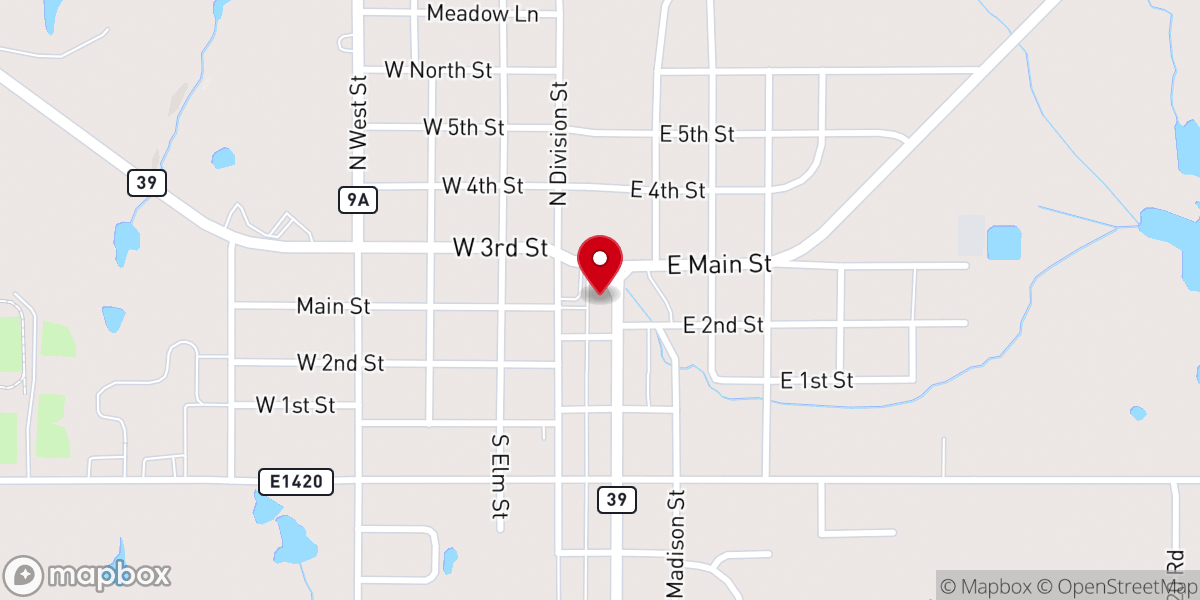 Map showing location of Grace Community Church