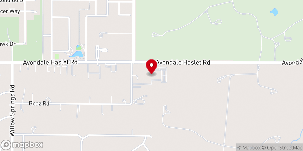 Map showing location of Fellowship of the Parks - Haslet