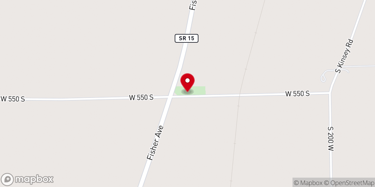Map showing location of Mount Pleasant Church