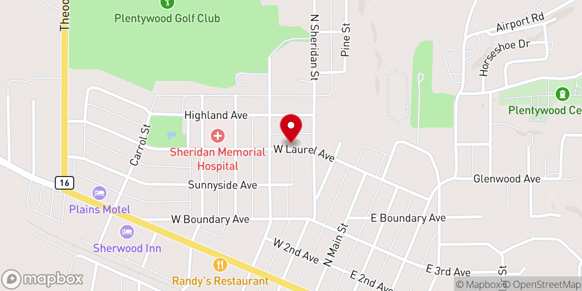 Map showing location of Lutheran Congregation in Mission for Christ