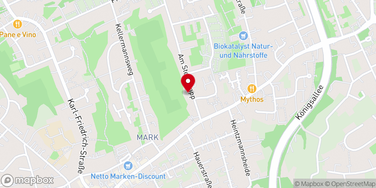 Map showing location of EFG Bochum-Weitmar