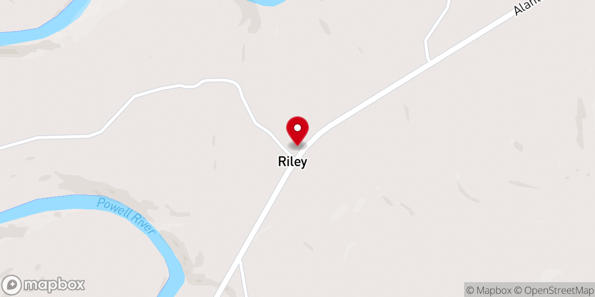 Map showing location of Riley Memorial Missionary Baptist Church