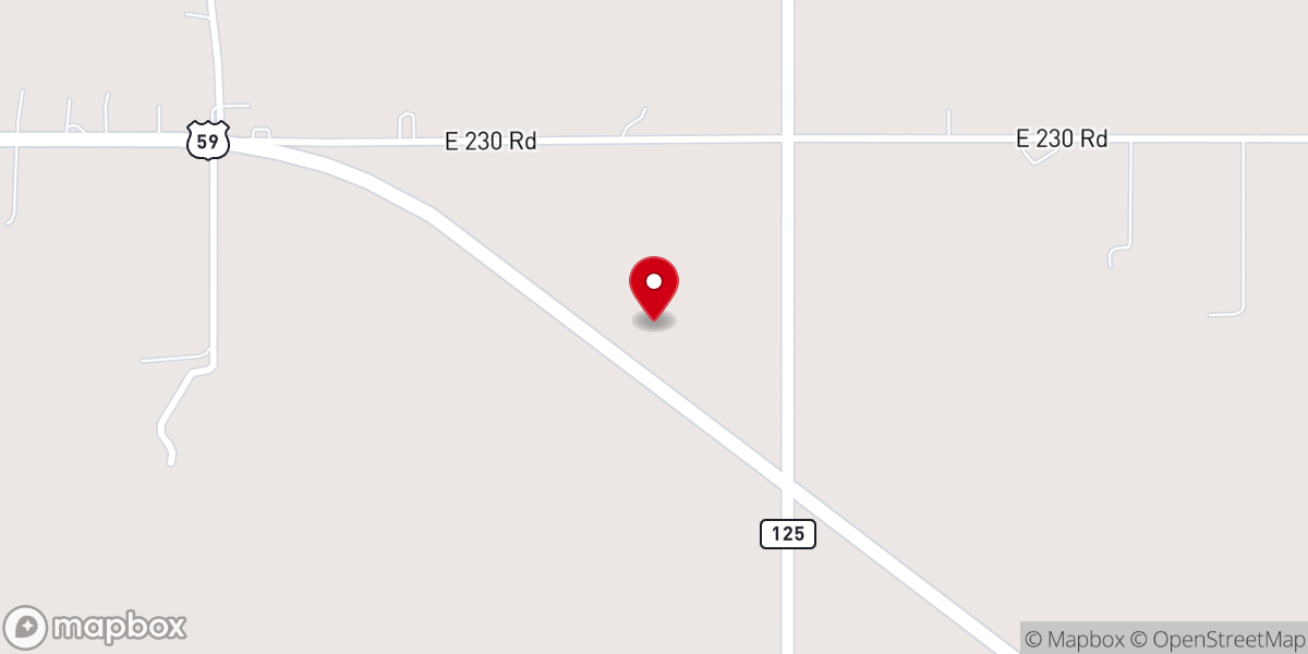 Map showing location of Crossroads Church at Grand Lake