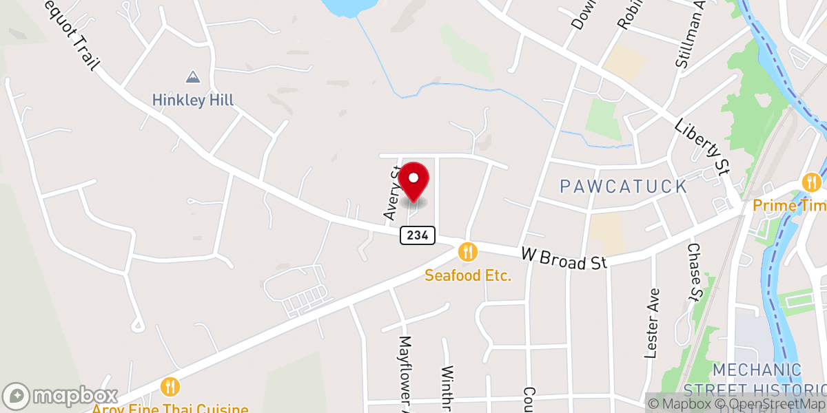 Map showing location of Lighthouse Community Baptist Church