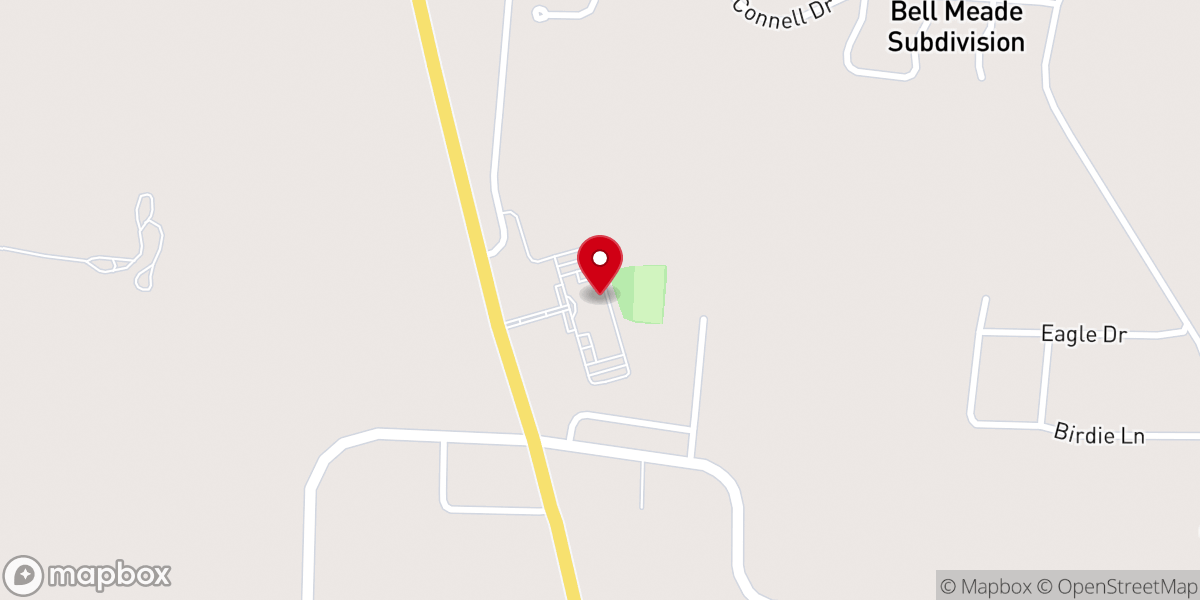 Map showing location of Brooks Church