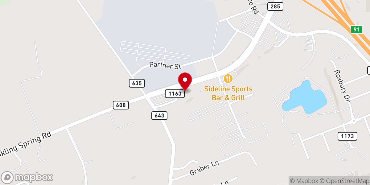 Map showing location of Reality Church