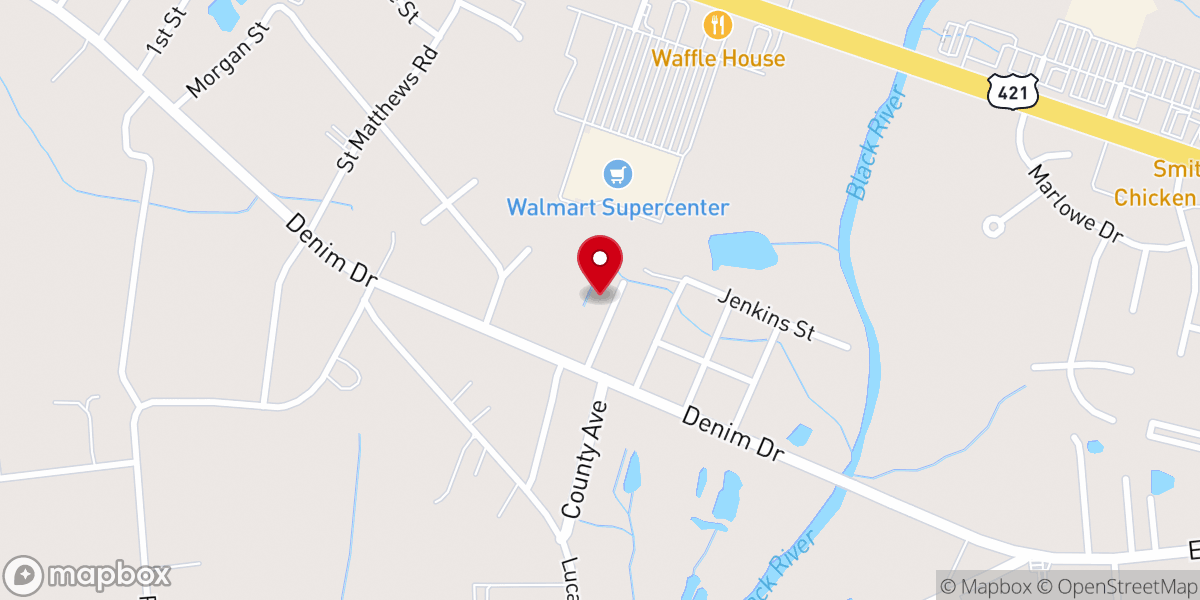 Map showing location of Free Gospel Community Chapel Church