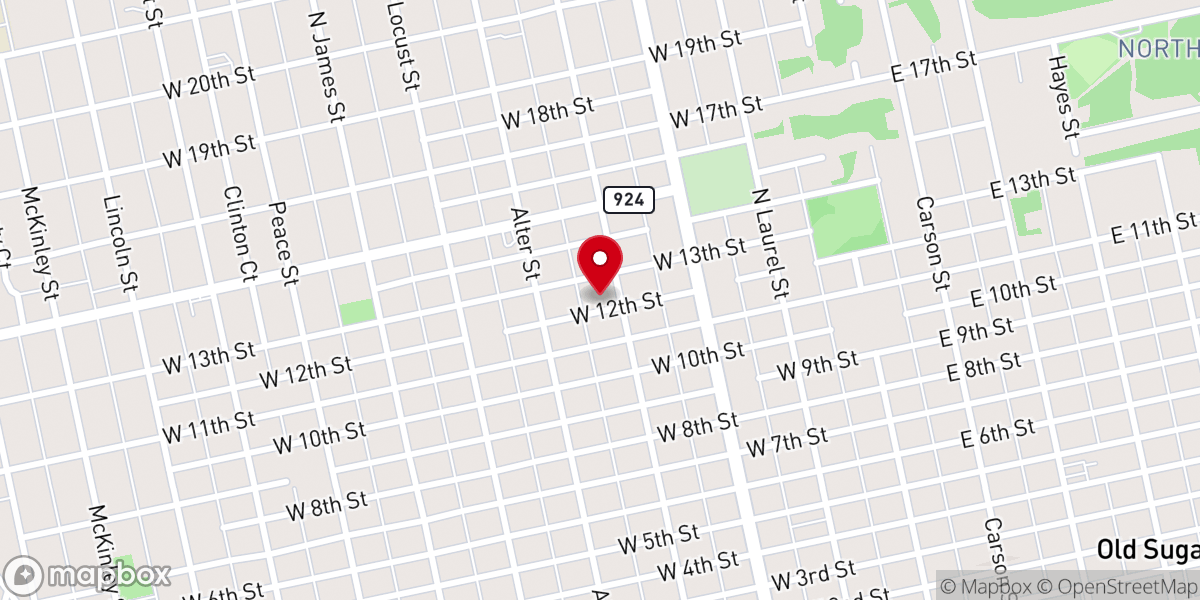 Map showing location of Our Lady of Grace