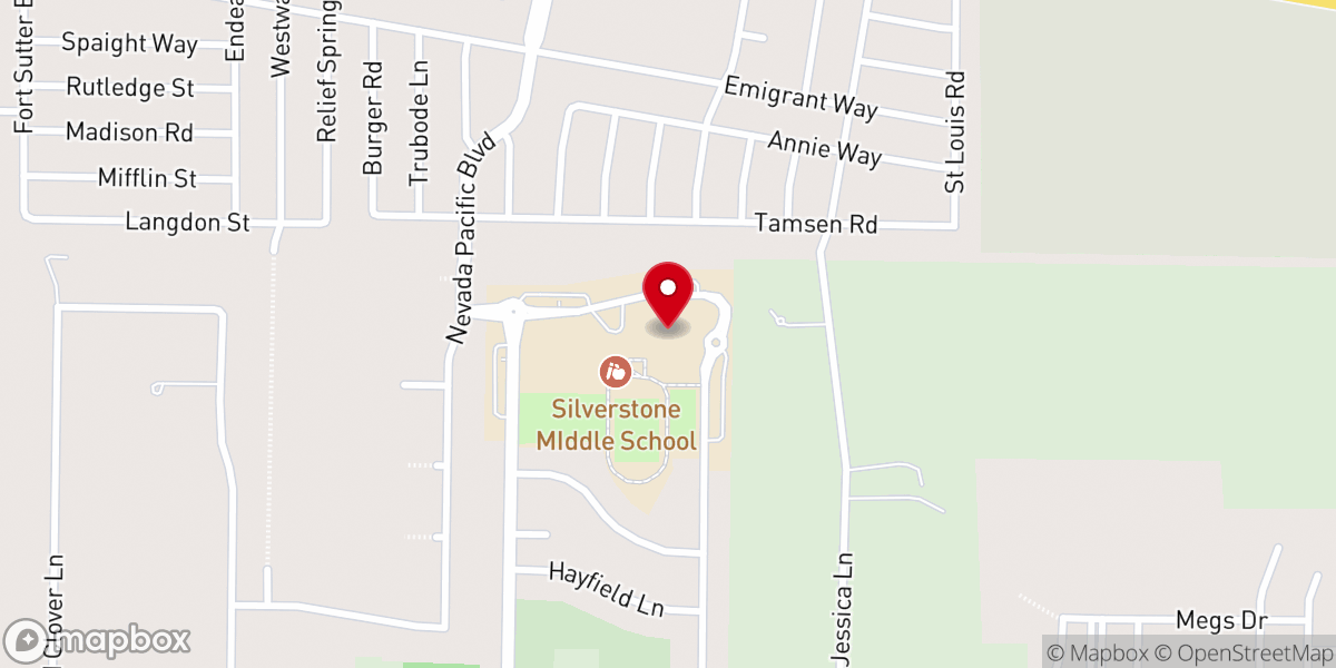 Map showing location of Summit Church Fernley Campus