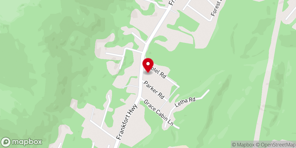 Map showing location of Graceland Baptist Church