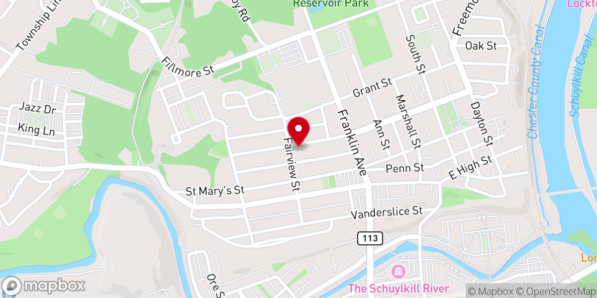 Map showing location of Sts. Peter and Paul Ukrainian Catholic Church