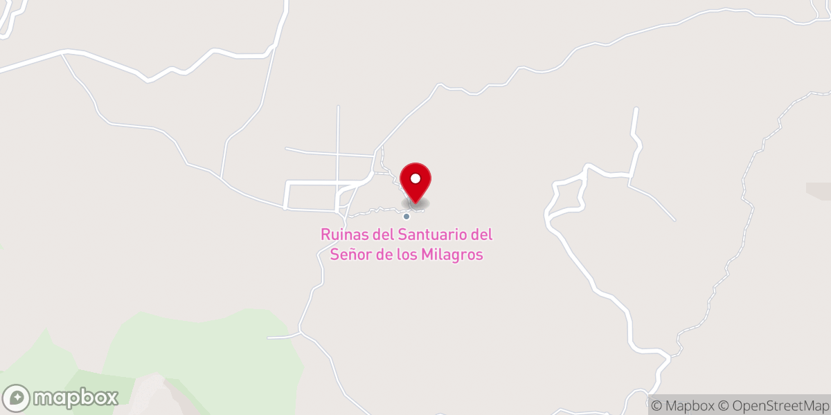 Map showing location of Antigua Iglesia de San Juan Parangaricutiro (Viejo San Juan)