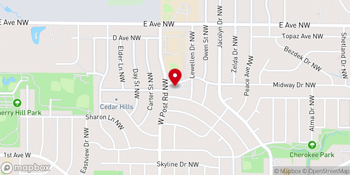 Map showing location of New City Church