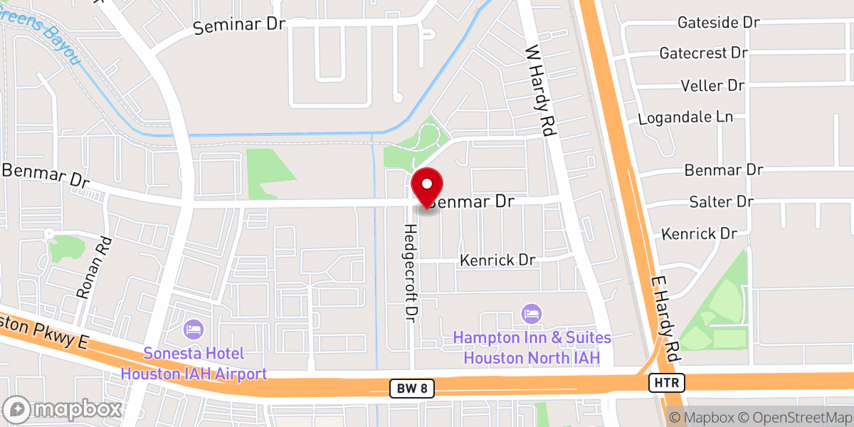 Map showing location of Rhema Word of Life Church