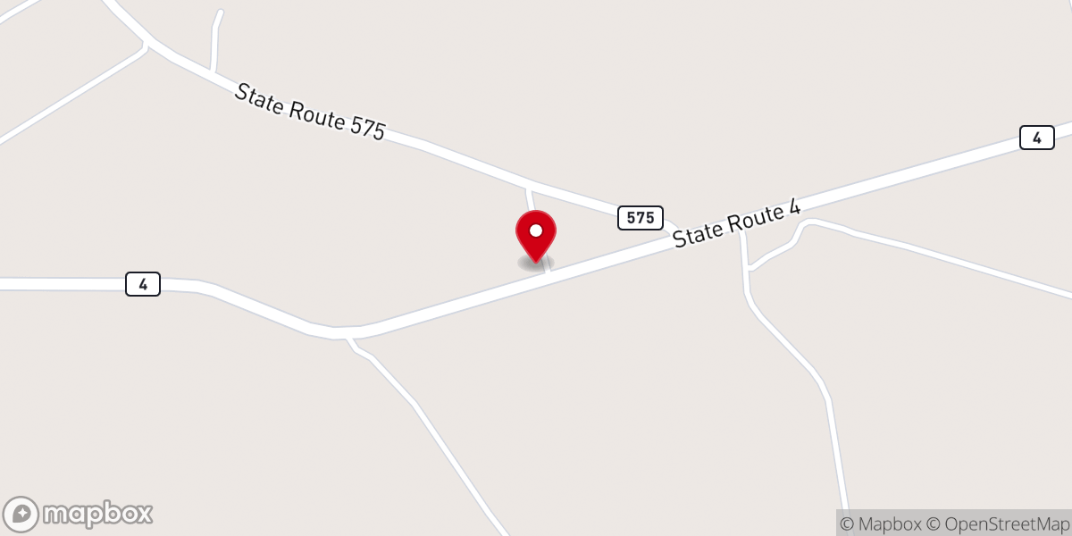 Map showing location of Church of Christ