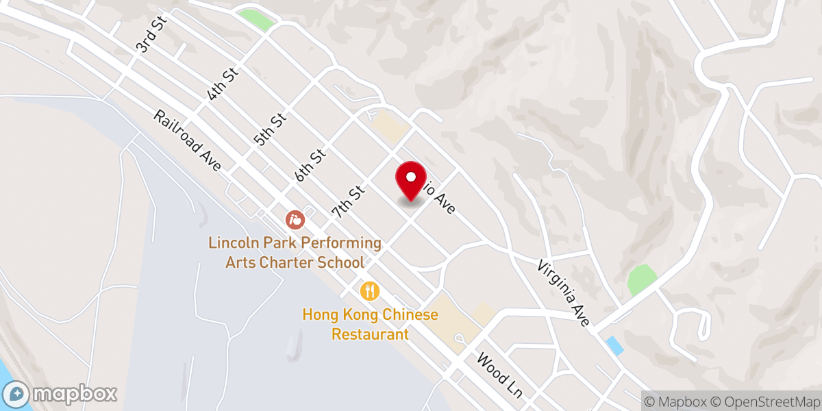 Map showing location of St. Blaise Roman Catholic Parish