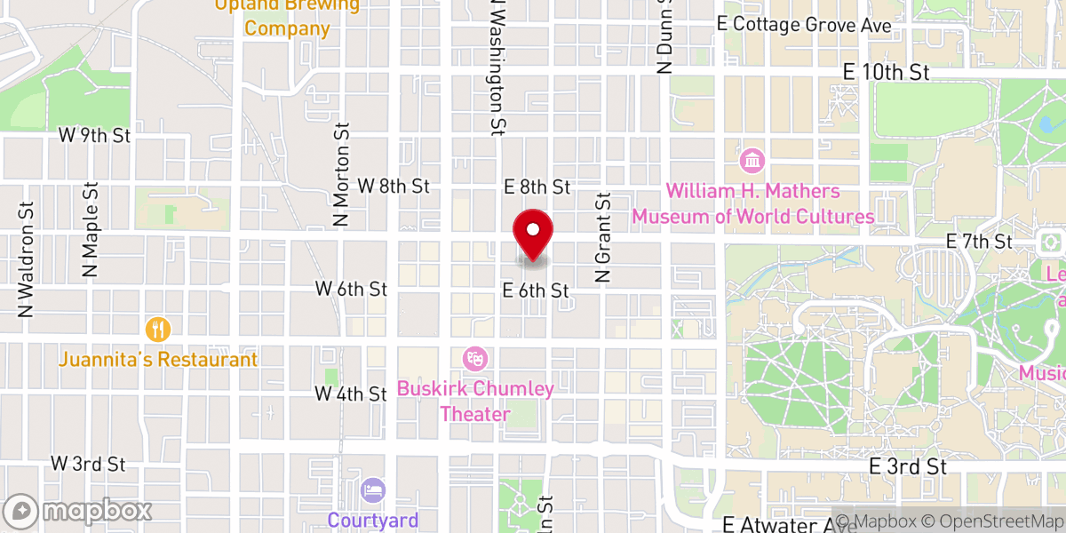 Map showing location of Sacred Heart Church