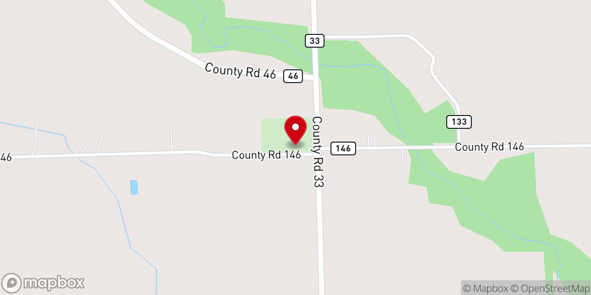 Map showing location of Solomon Creek United Methodist