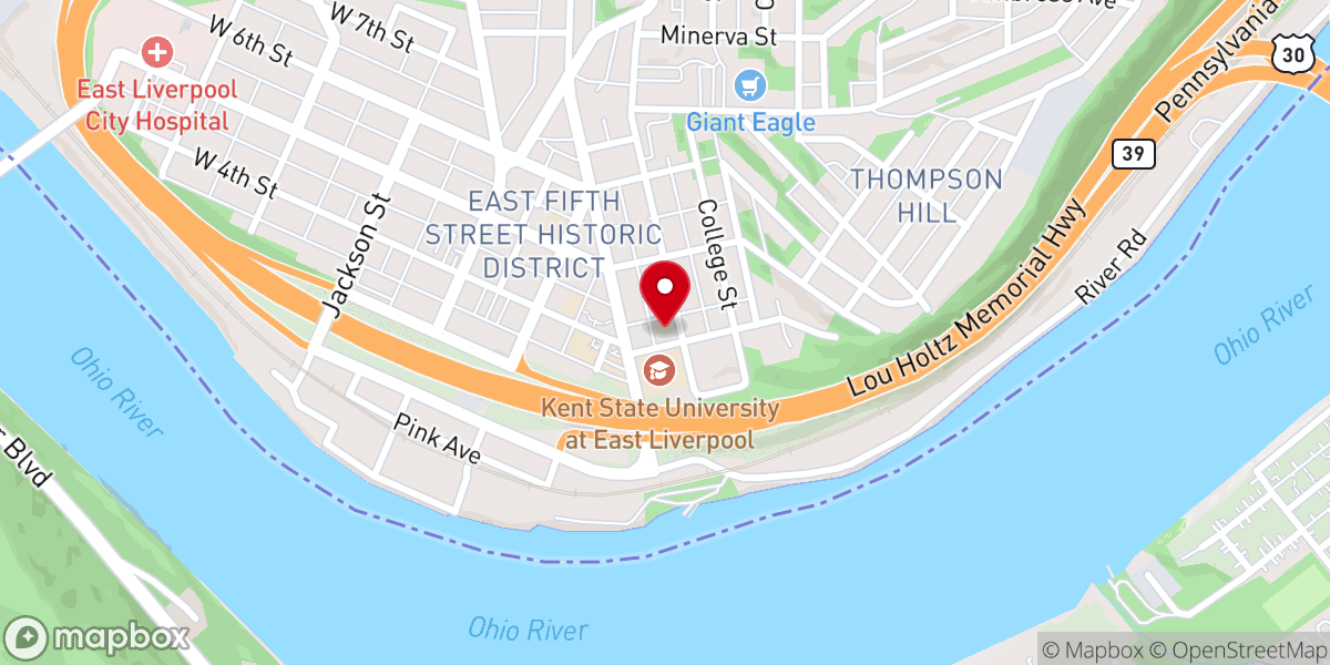 Map showing location of Salvation Army