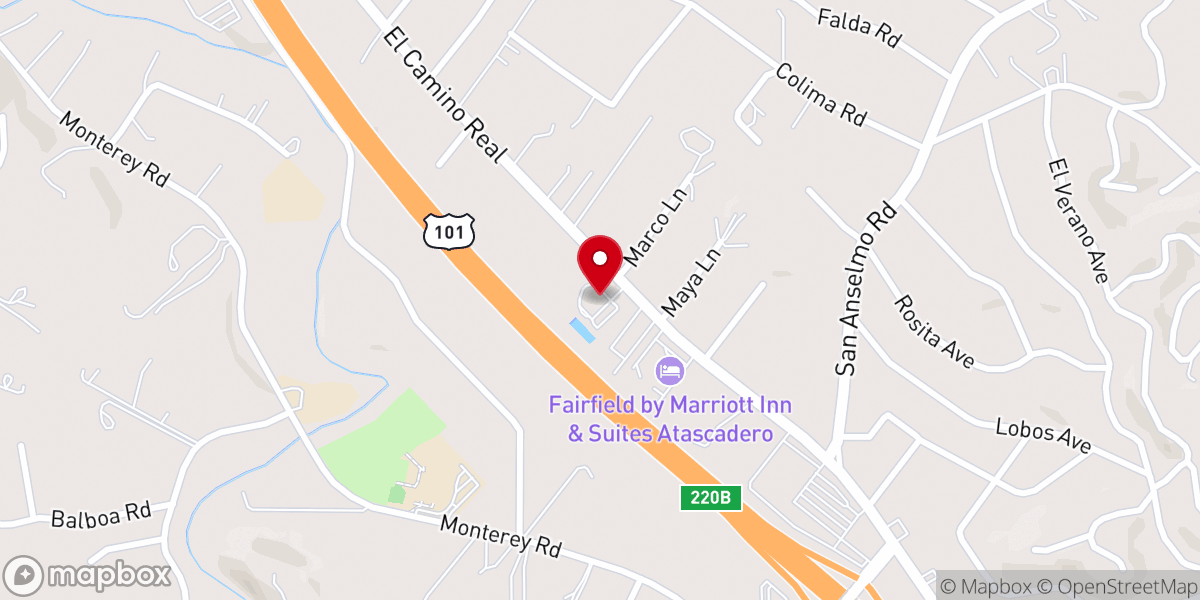 Map showing location of St Columba Anglican Church
