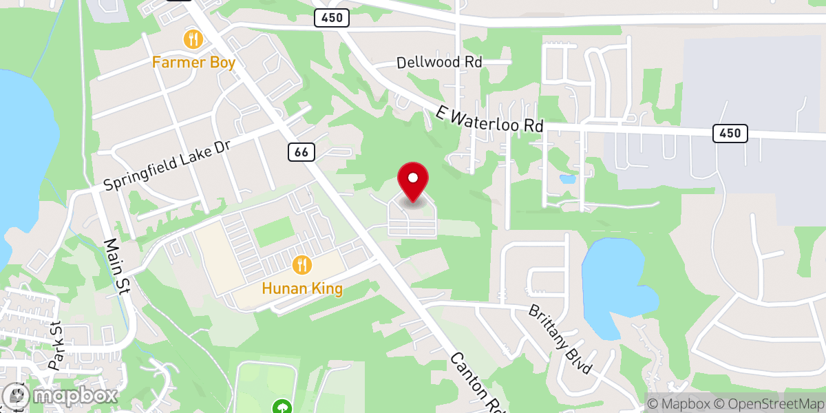 Map showing location of Springfield Assembly Of God