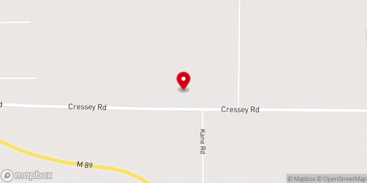 Map showing location of Lighthouse Baptist Church