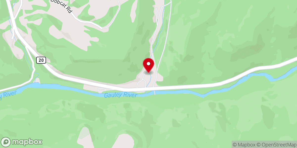 Map showing location of Camp Caesar
