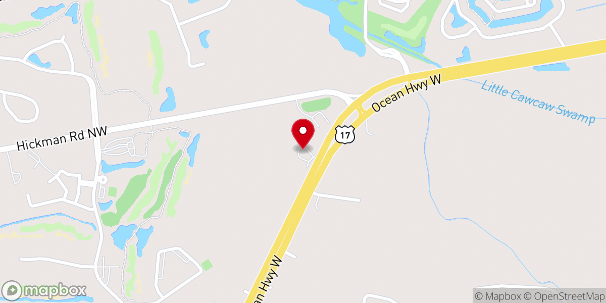 Map showing location of Pleasant Grove Baptist Church