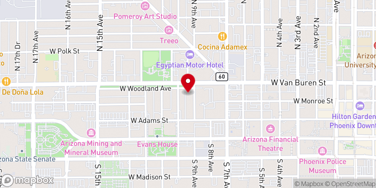 Map showing location of Fixate PHX