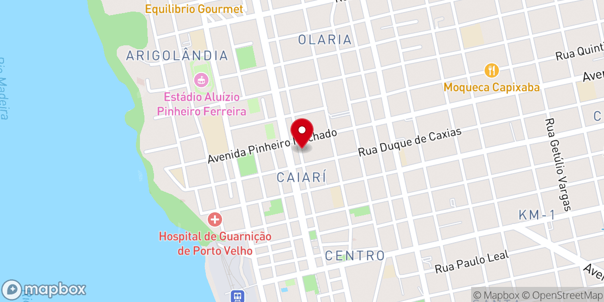Map showing location of Igreja Evangélica Assembléia de Deus