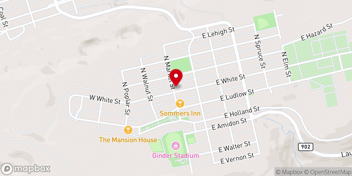 Map showing location of Hope of Christ Presbyterian Church