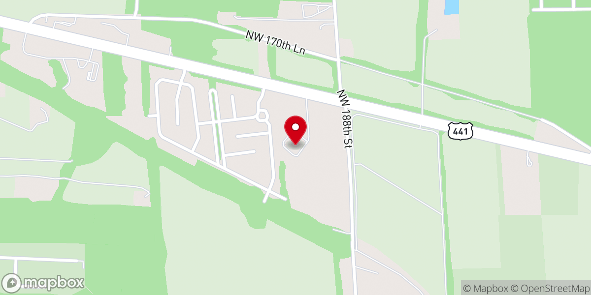 Map showing location of Impact Family Church